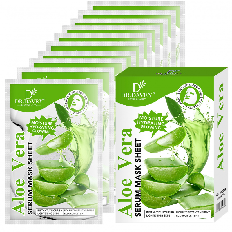 Face Mask Storage Box - Masker Wajah Serum Aloe Vera Perawatan