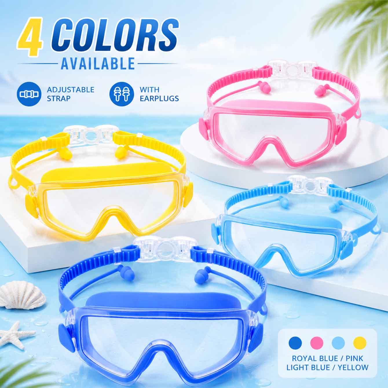 Anti Pollution Mask - 1 Buah Kacamata Renang Masker Selam