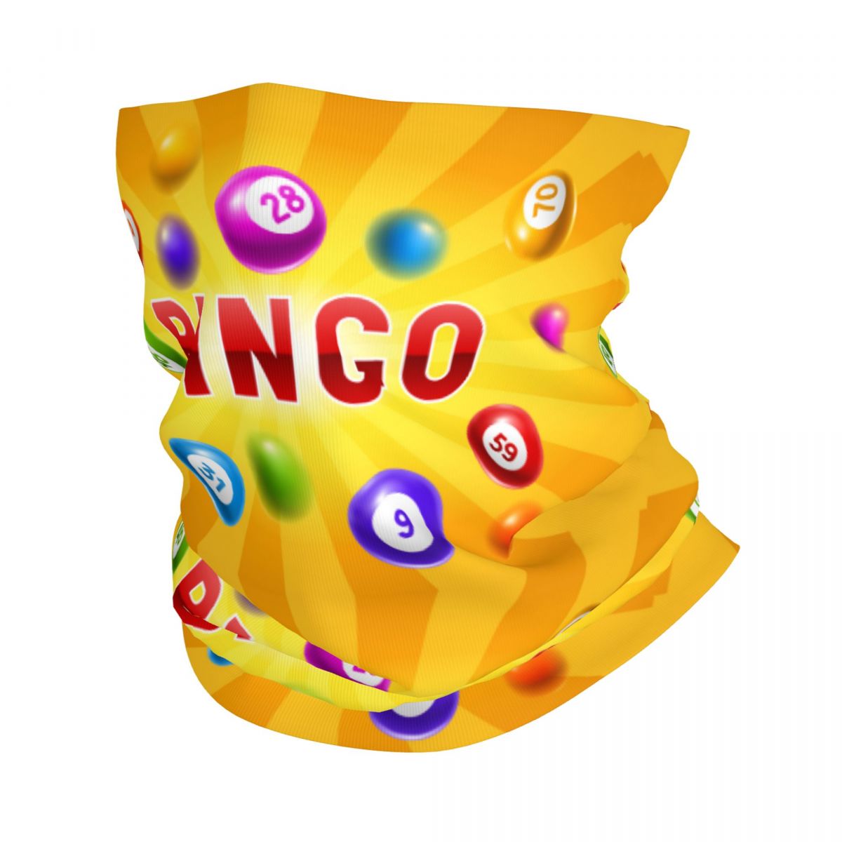 Neck Gaiter Face Cover - Bandana Leher Penghangat Kepala Model Bingo