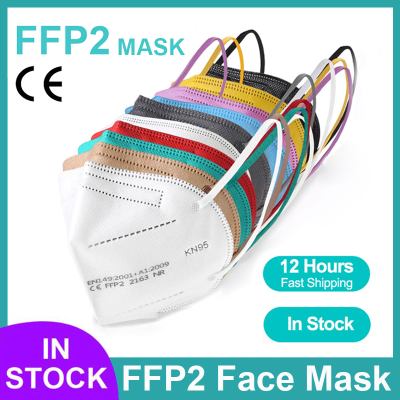 Black Face Mask Pack - Masker FFP2 5 Lapis Bersertifikasi CE