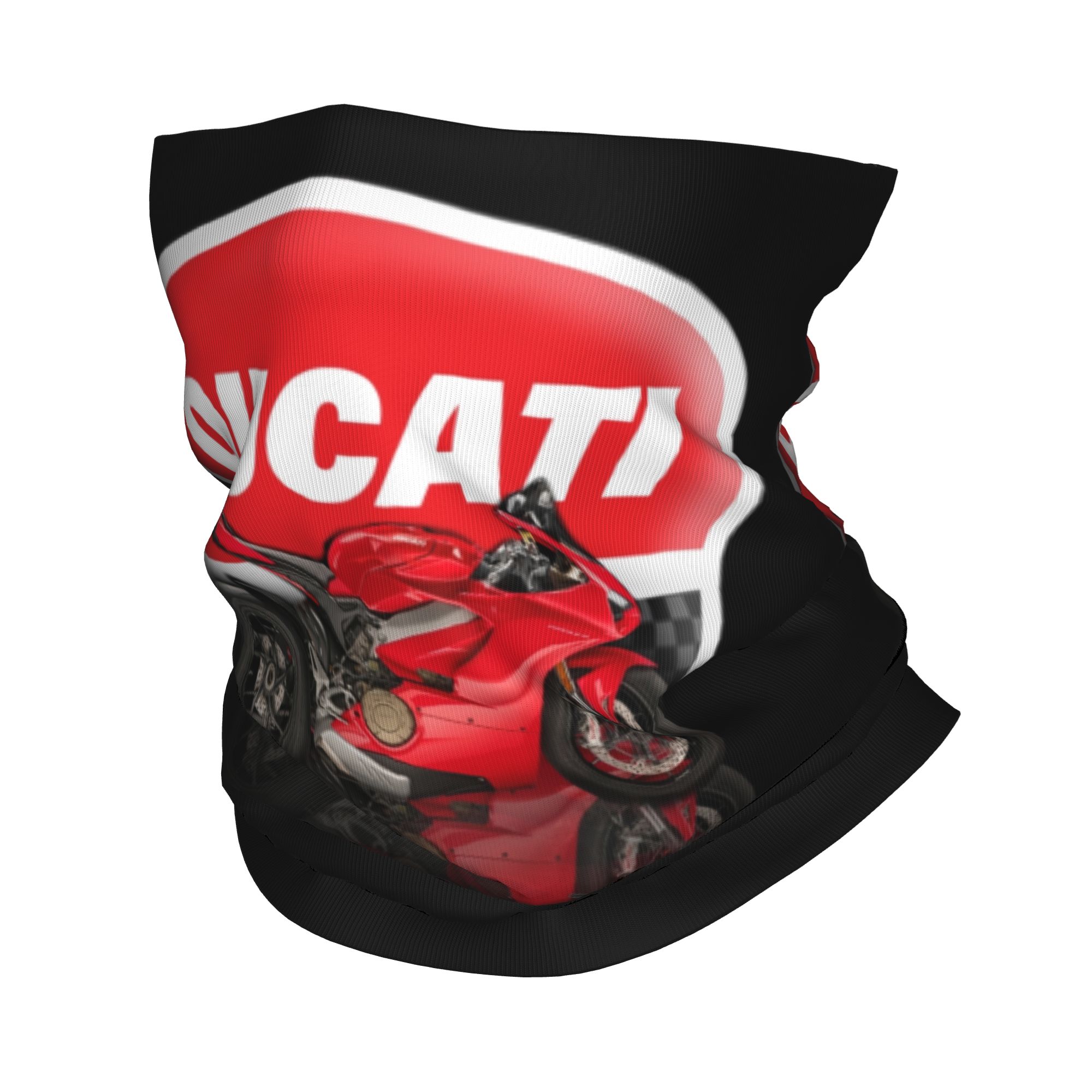 Neck Gaiter Face Cover - Bandana Leher Ducati Custom Speed, Penutup