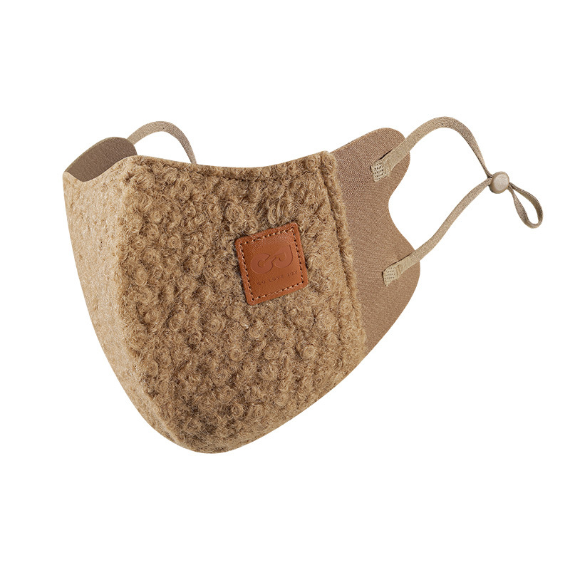 Cloth Face Mask Washable - Masker Hangat Beludru Musim Dingin Tiga