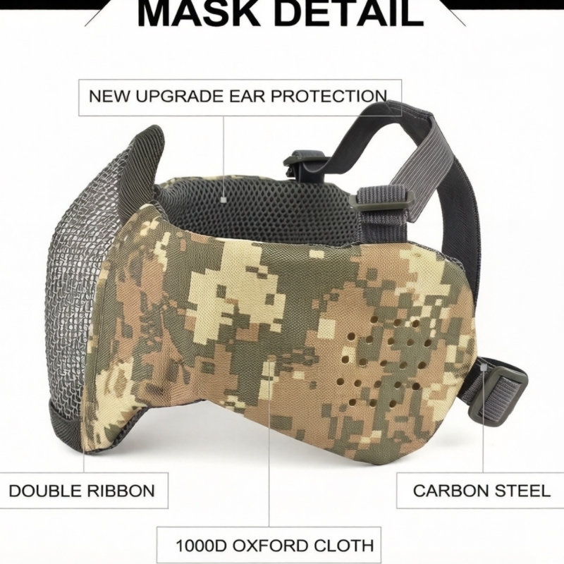 Zlangsports masker Paintball,  - Respirator Half Face ulasan dan harga