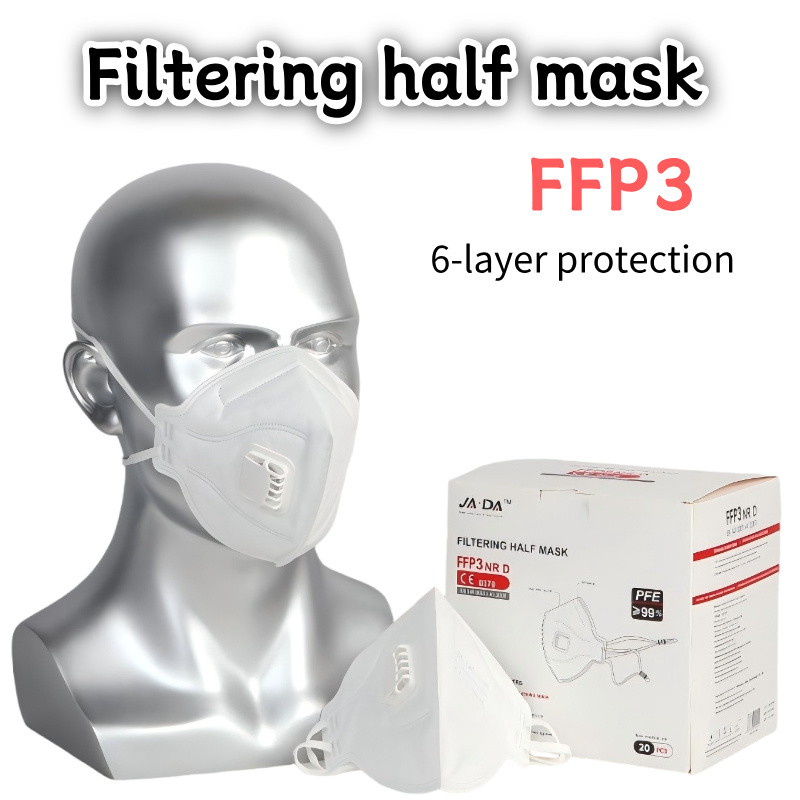 20pcs/box Masker Lipat FFP3 NR - Anti Pollution Mask ulasan dan harga