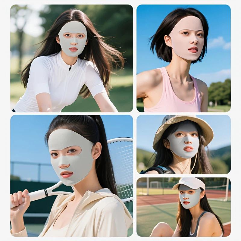 Syal Wajah Tabir Surya Bernapa - Sports Mask Breathable ulasan dan harga