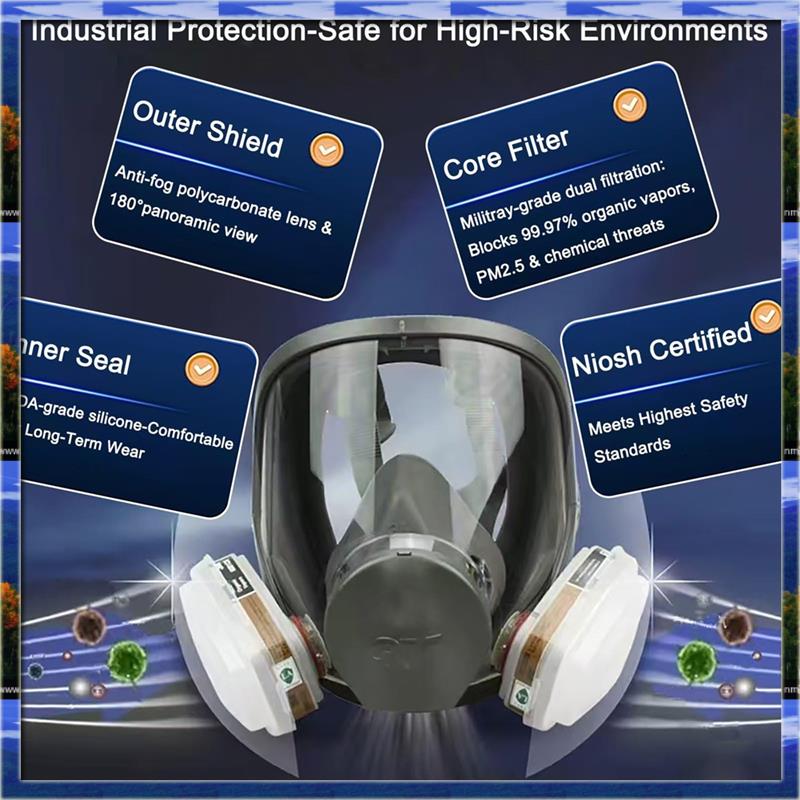 LJL Masker Respirator Wajah Pe - Dust Mask Construction ulasan dan harga