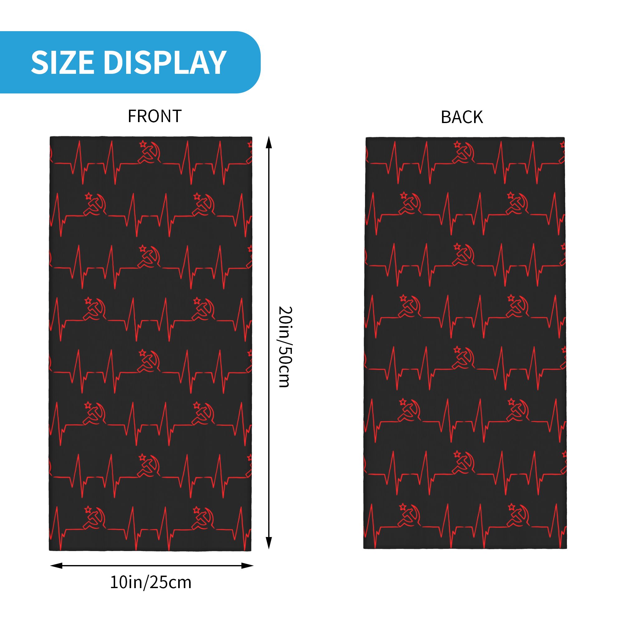 Bandana Leher Anti Angin Motif - Neck Gaiter Face Cover ulasan dan harga