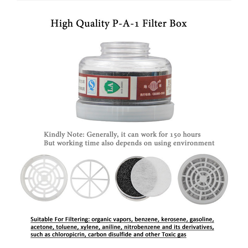 1 Buah RD40 40Mm Filter Masker - Dust Mask Construction ulasan dan harga