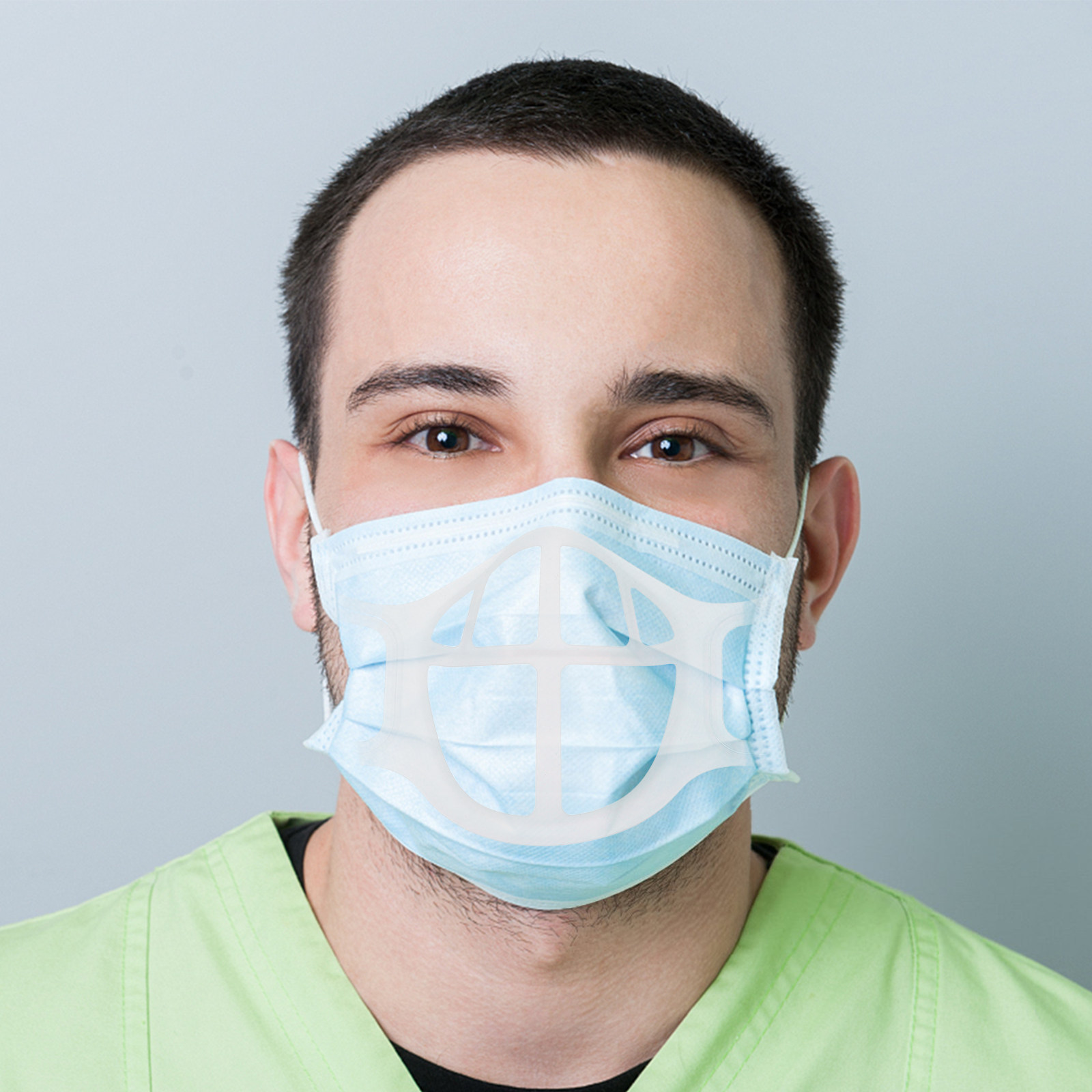 5Pcs Penyangga Masker Silikon  - Silicone Mask Bracket ulasan dan harga