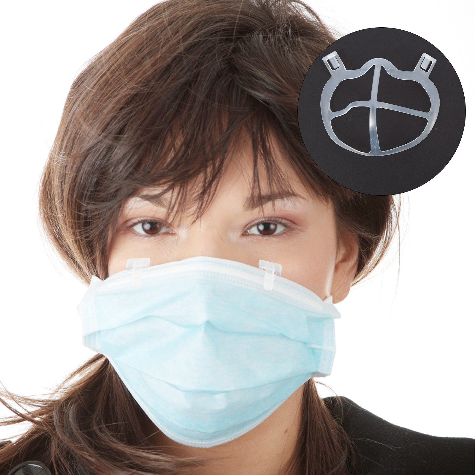 10 Buah Penyangga Masker Silik - Silicone Mask Bracket ulasan dan harga