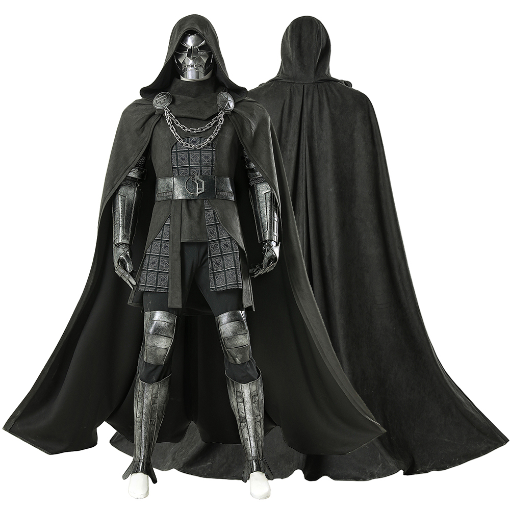 Kostum Cosplay Doctor Doom Bar - Black Face Mask Pack ulasan dan harga