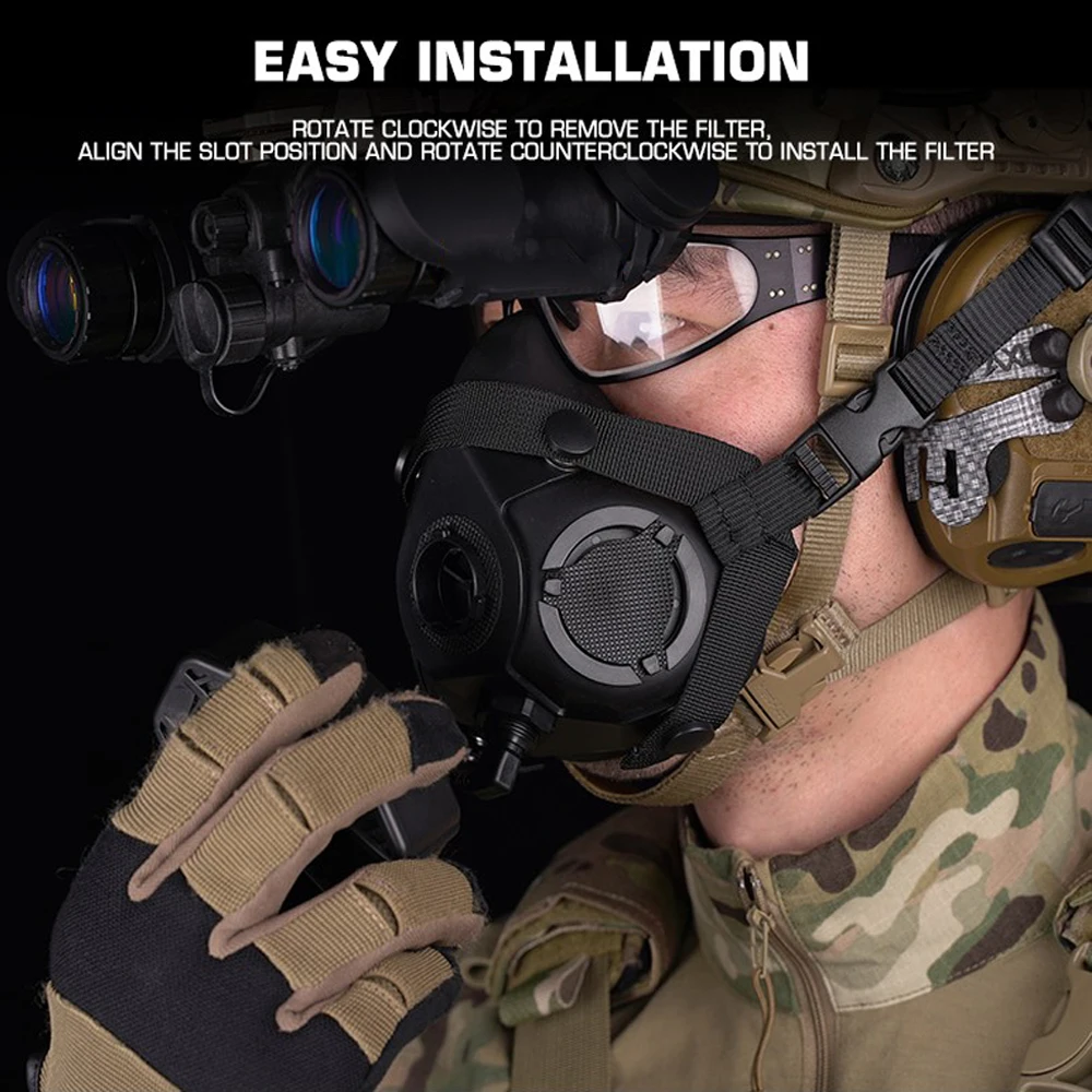 SOTR masker Respirator taktis  - Respirator Half Face ulasan dan harga