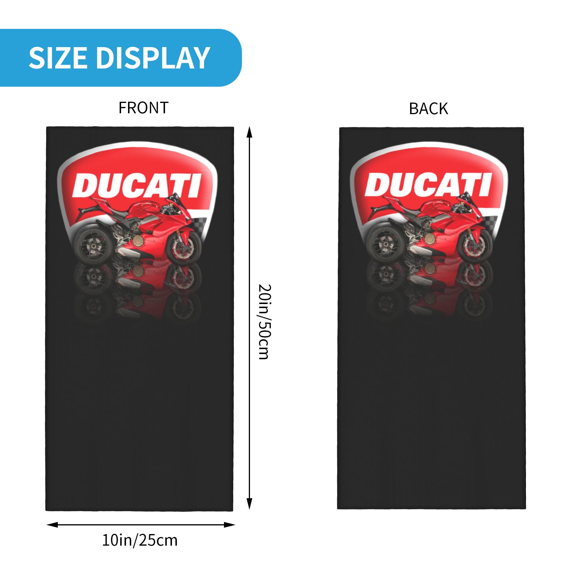 Bandana Leher Ducati Custom Sp - Neck Gaiter Face Cover ulasan dan harga