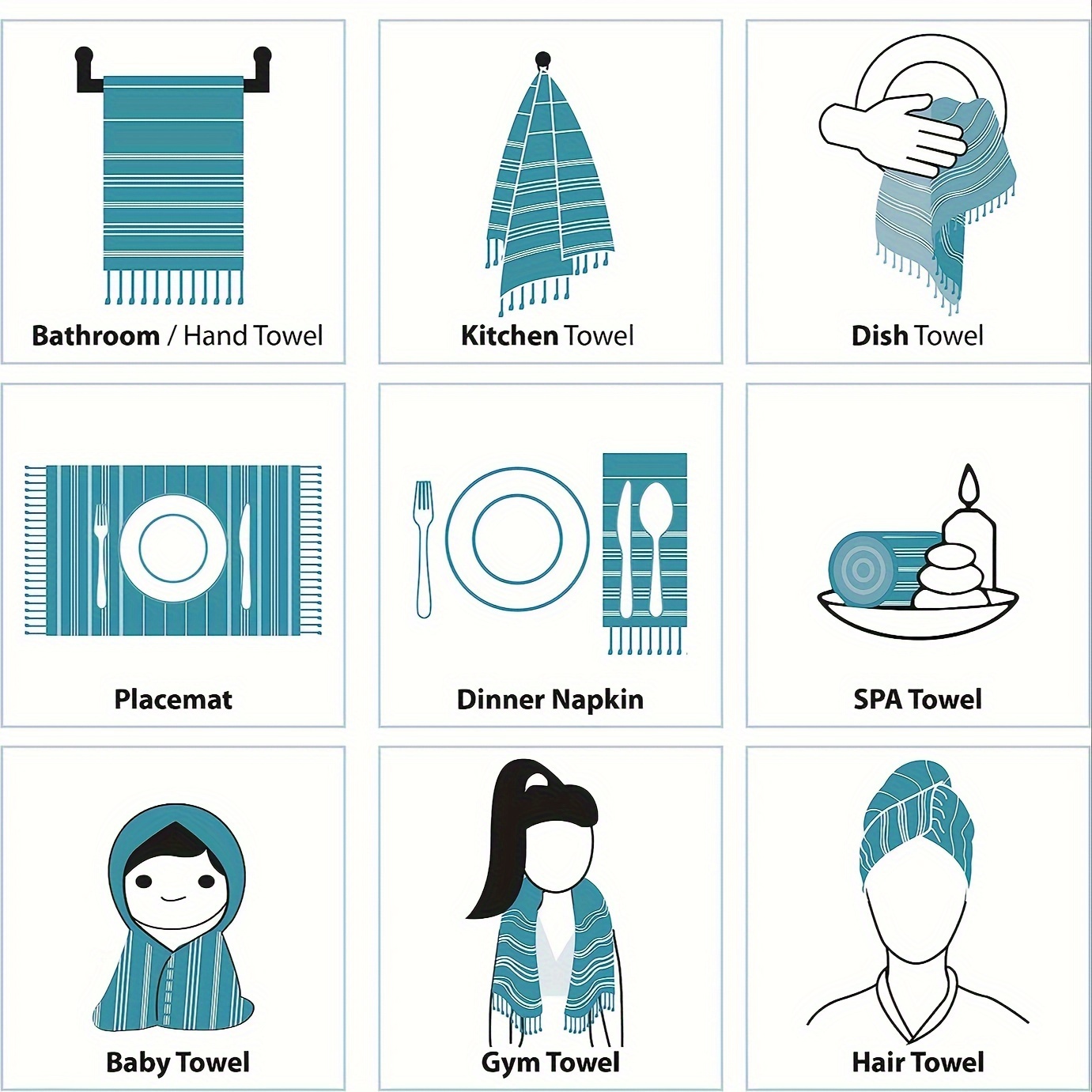 2 pak katun Turki 40x100CM, un - Cloth Face Mask Washable ulasan dan harga