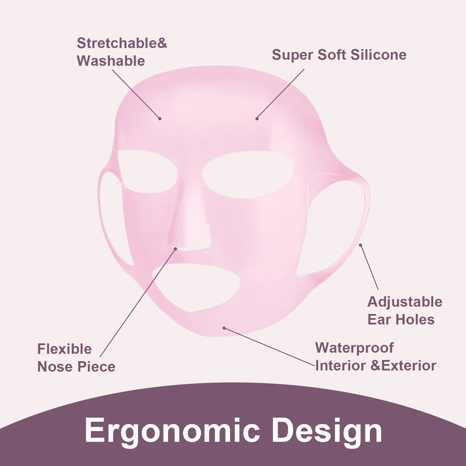 Penahan Masker Wajah Silikon P - Silicone Mask Bracket ulasan dan harga