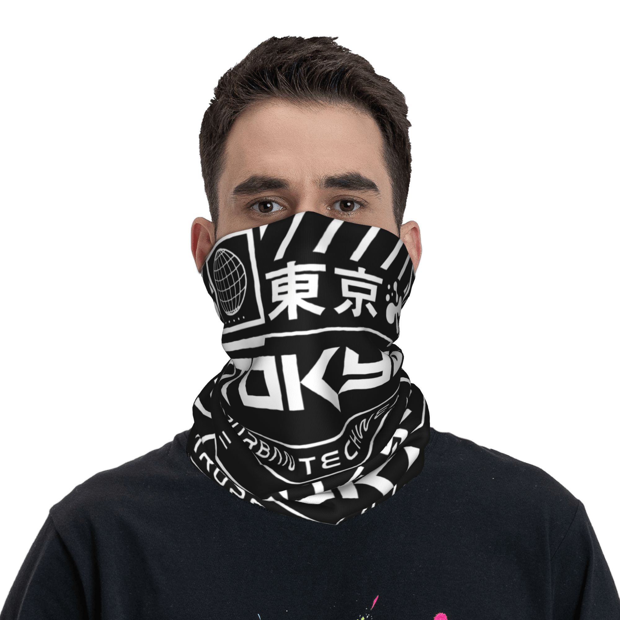 Bandana Techwear Kustom Penutu - Neck Gaiter Face Cover ulasan dan harga